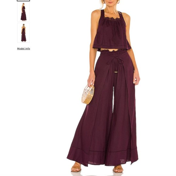 NWOT Free People Lainey Set in black honey size small - Picture 2 of 7